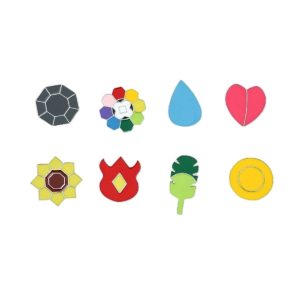 Set medallas Pokémon Kanto