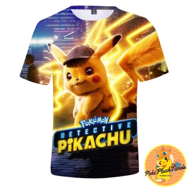 Polera Detective Pikachu Pokémon Talla 10