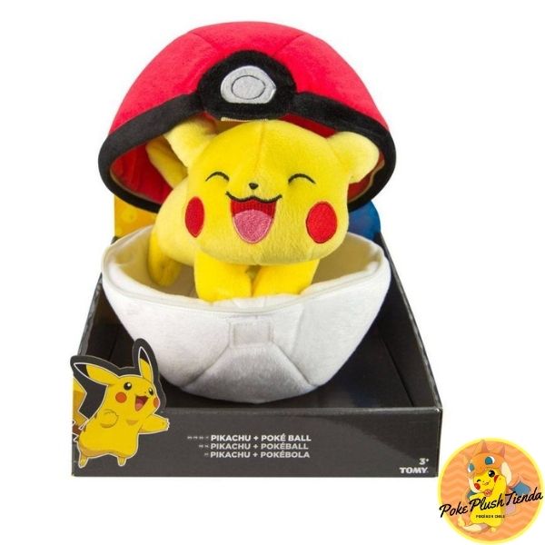 Peluche Pikachu Poke Ball Zipper
