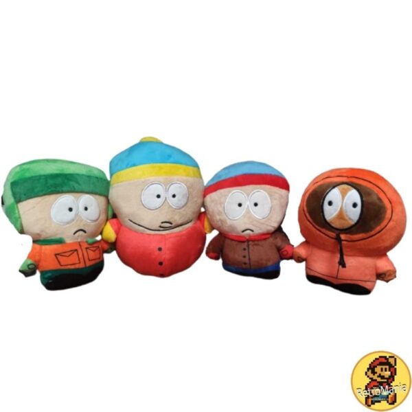 Pack 4 Peluches South Park Kenny, Kyle, Erick y Stann