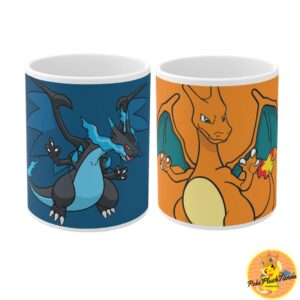 Pack 2 taza Pokémon Charizard y Mega Charizard X pokemon