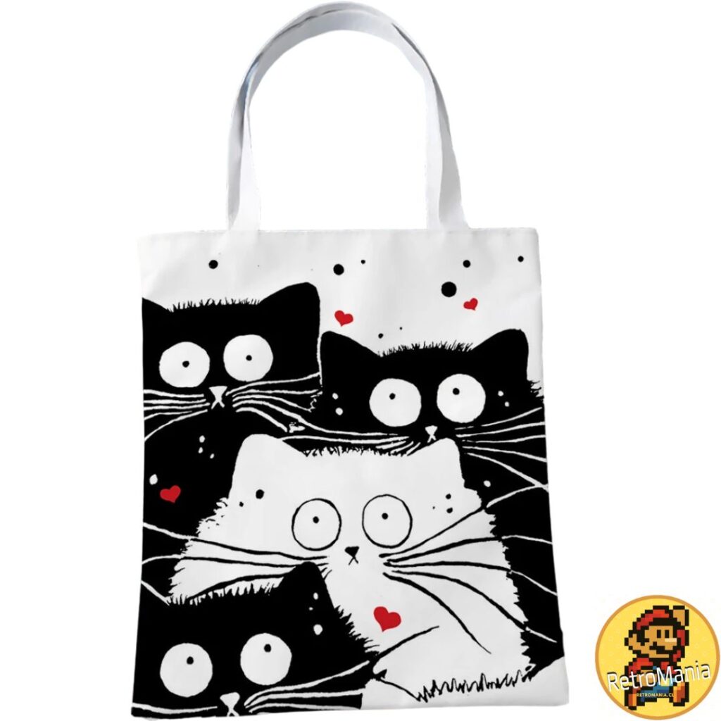 Tote Dise o Gatos Bolsa De Hombro PokePlush tote-dise-o-gatos-bolsa-de-hombro-pokeplush