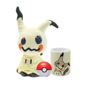 Promoción Mimikyu peluche más taza y pokebola