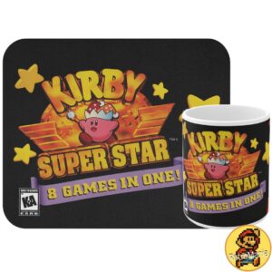 Promo Kirby Super Star Mousepad más Taza
