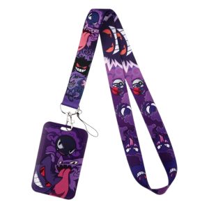 Lanyard Portacredencial Gastly Haunter Gengar