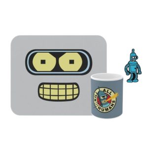 Promo Bender Mousepad Taza Pin