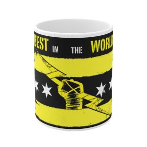 Taza Cm Punk Best In The World amarillo