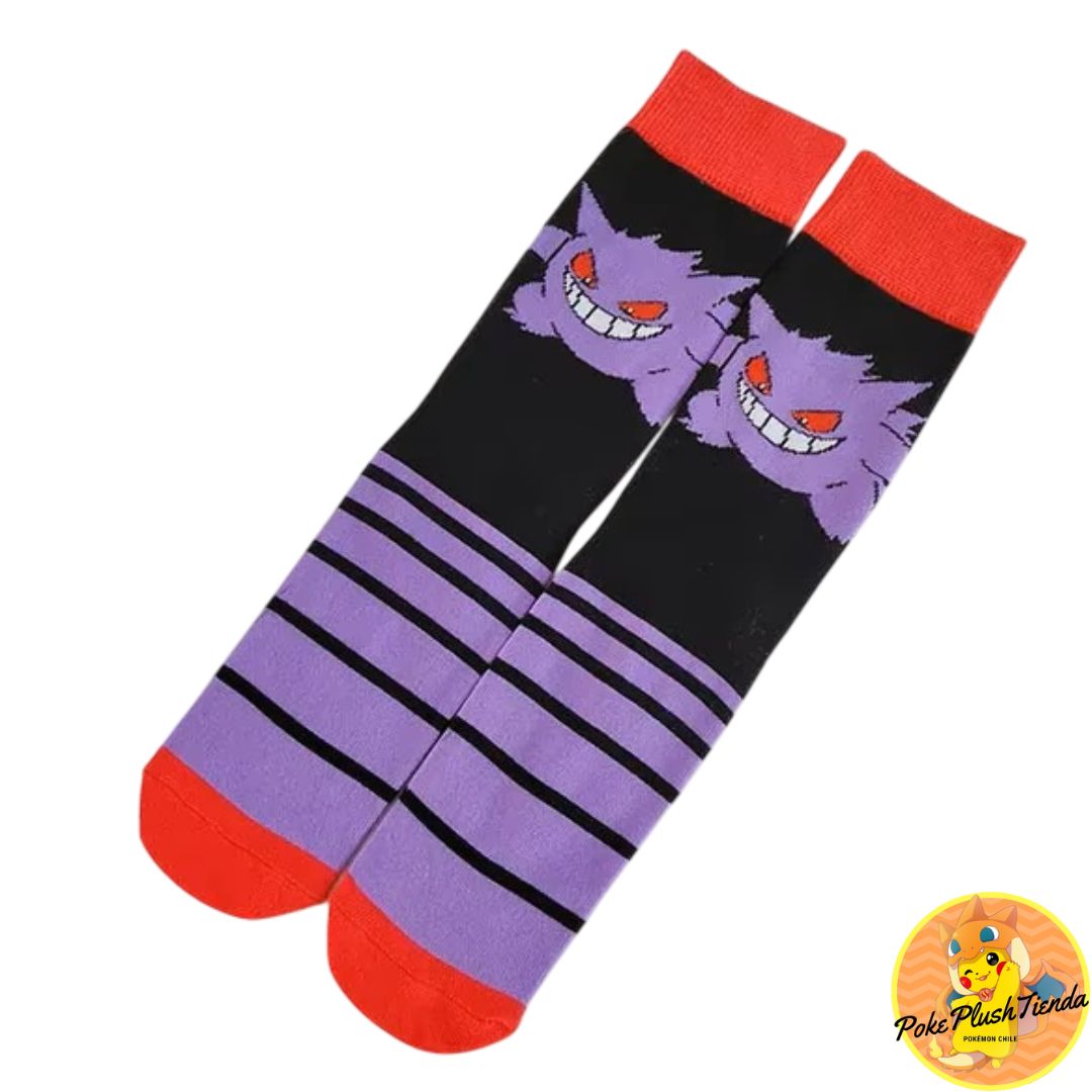 Calzini Unisex Pokémon Pikachu Glumanda Gengar - Multicolore - Fan Merch Ufficiale - 3