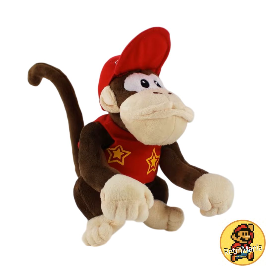 Set 2 peluches Diddy y Donkey Kong
