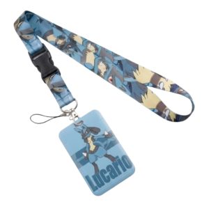 Portacredencial + Lanyard Lucario