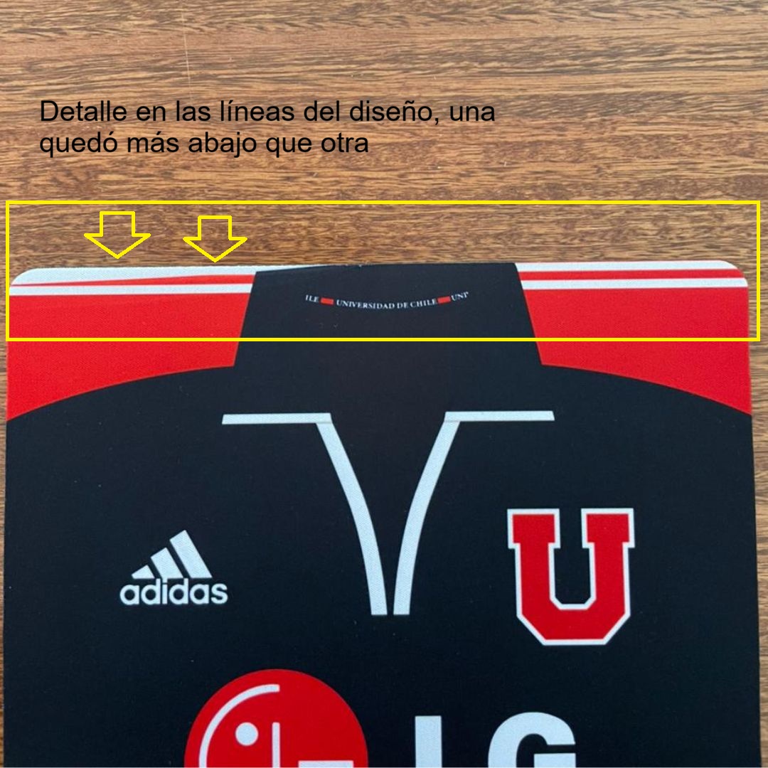 Mouse Pad Universidad de Chile (Con detalle revisar descripción)