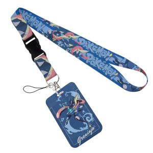 Portacredencial + Lanyard Greninja