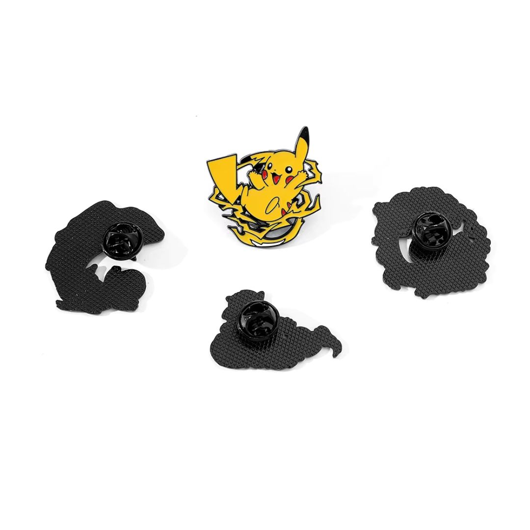 Set 4 Pines Pokemon pikachu squirtle bulbasaur charmander