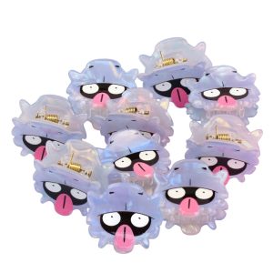 Set 5 mini pinzas de pelo Shellder Pokémon