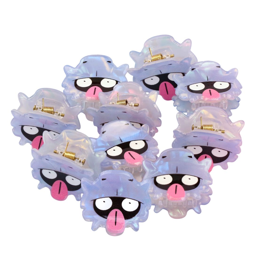 Set 5 mini pinzas de pelo Shellder Pokémon