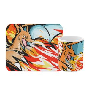 Promoción Charizard Taza y Mousepad