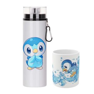 Promoción Piplup botella más taza