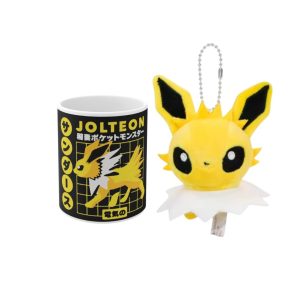 Promoción Jolteon peluche más taza