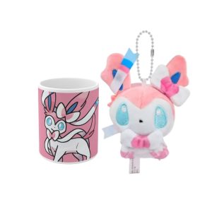Promoción Sylveon peluche más taza