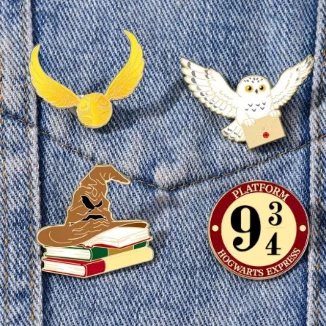 Set 4 pines Harry Potter